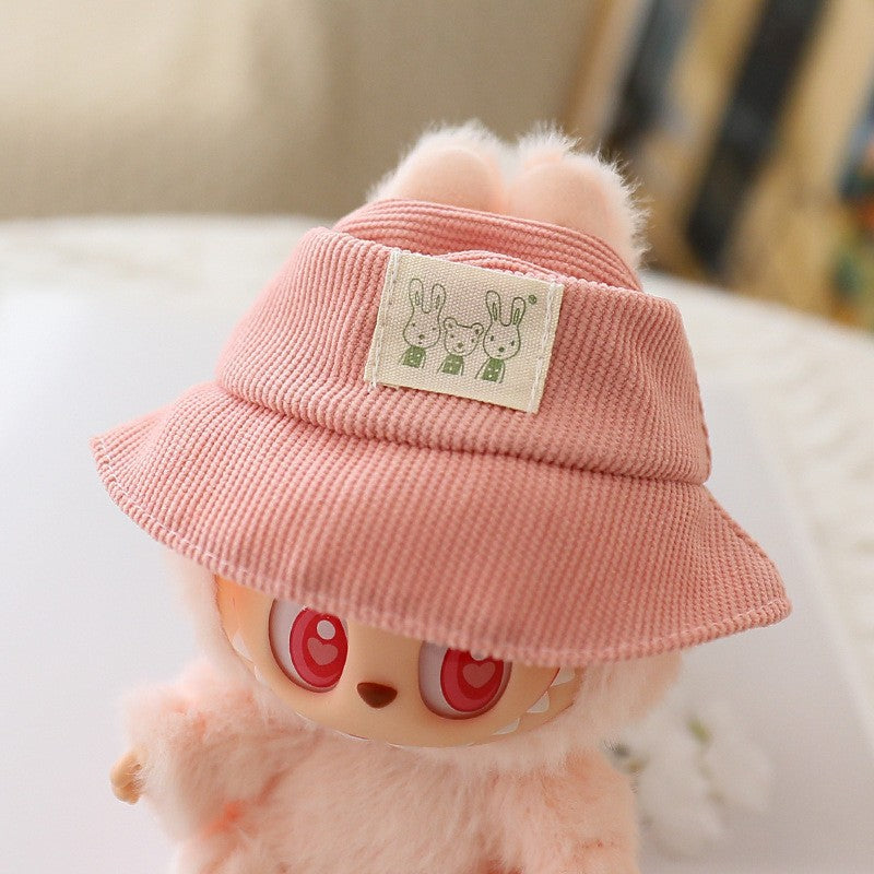 The second generation of cloth cloth clothes vinyl doll sitting party labubu replacement pants hat shoes