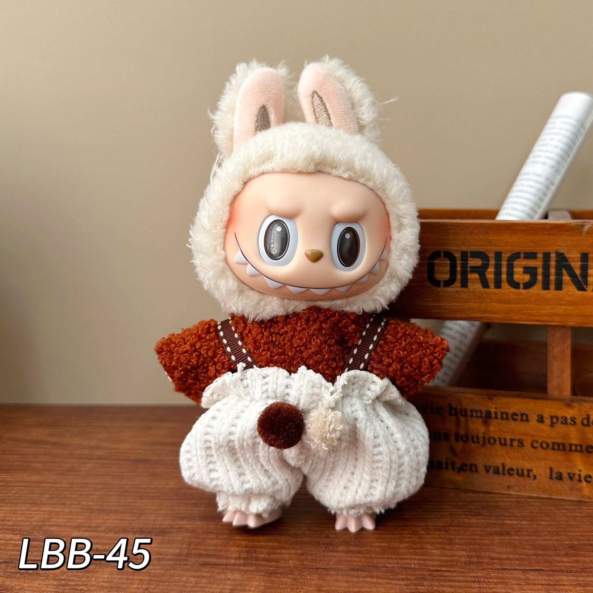 Wholesale Labubu Clothes Labubu Baby Clothes 17cm Doll Pendant First and Second Generation Doll Clothes Set Toys