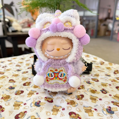Only clothes] pendant blind box pull cloth new year clothes one or two generation pull cloth happy pure hand lion dance suit