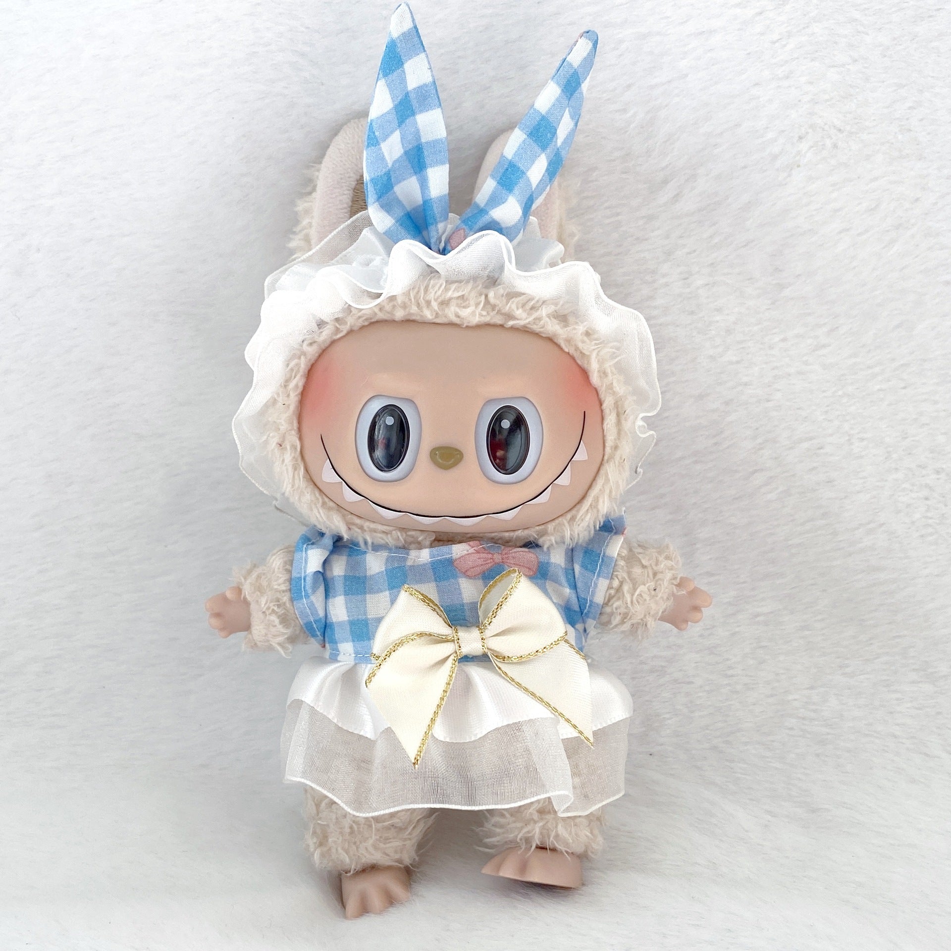 Labubu Doll Bunny Girl & Lace Maid Outfits for 17cm Vinyl Dolls