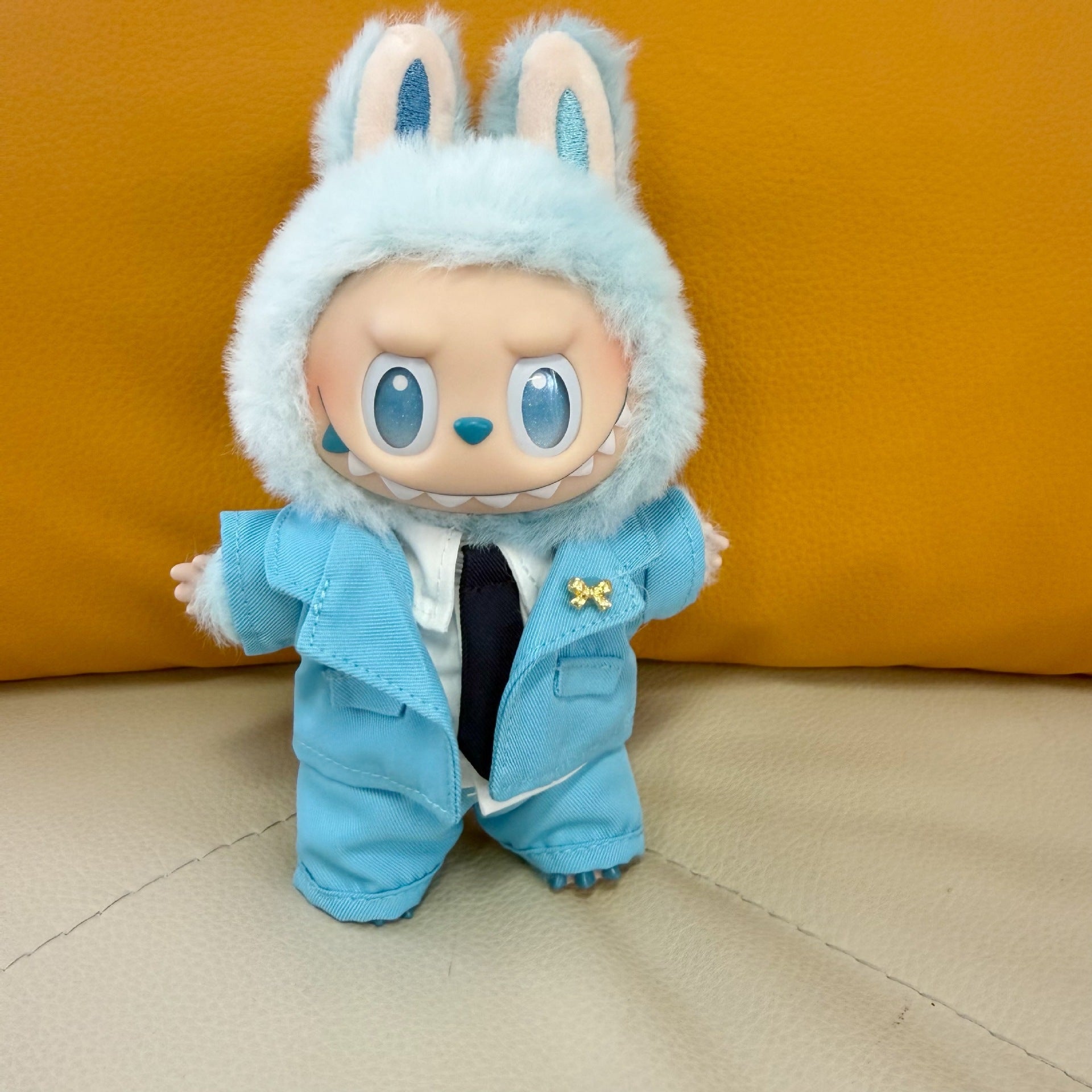 Only Clothes] Popmart Third Generation Labubu Doll Suit Suit Uniform Suit Labubu Campus Uniform for Boys and Girls