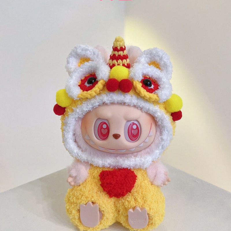 17cm Labubu Doll Clothes Set - Baby Outfits & Accessories
