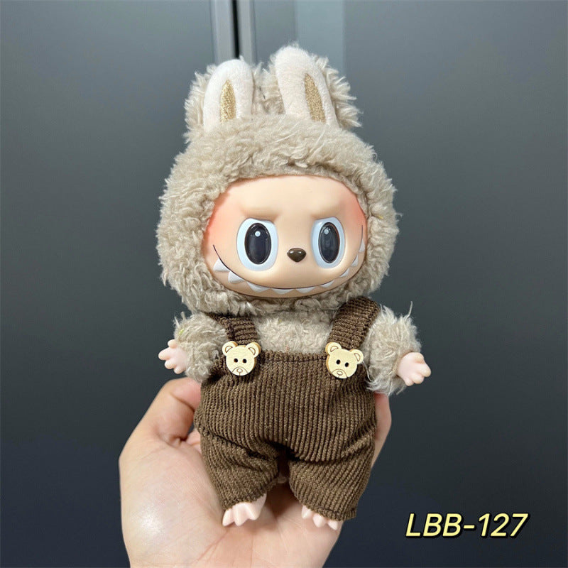 Labubu Doll Clothes Set for 17cm Vinyl Dolls
