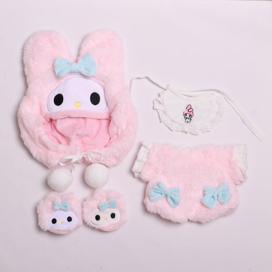 Only clothes] 38cm pull cloth for clothes melody jumpsuit suit LABUBU change plush doll