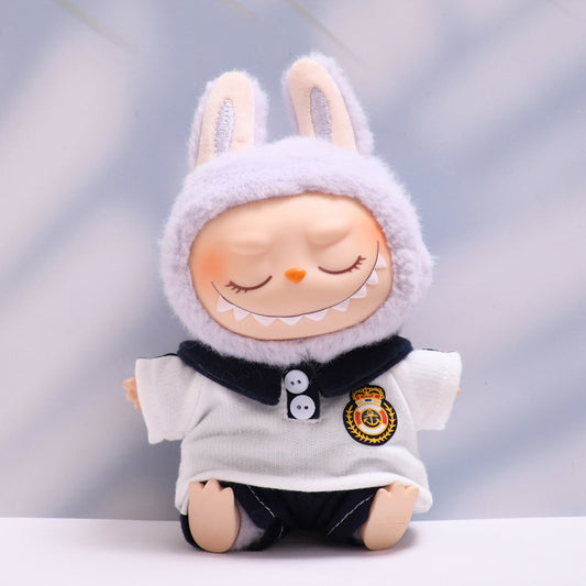 Only clothes] one, two and three generations of pendant cloth cloth clothes academic style skirt T-shirt pants suit labubu baby