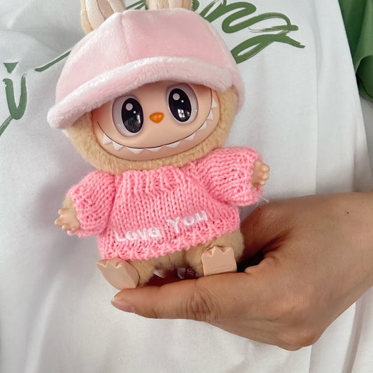 Only clothes] Rab cloth doll clothes one or two generation blind box LABUBU dress scarf sweater hat suit