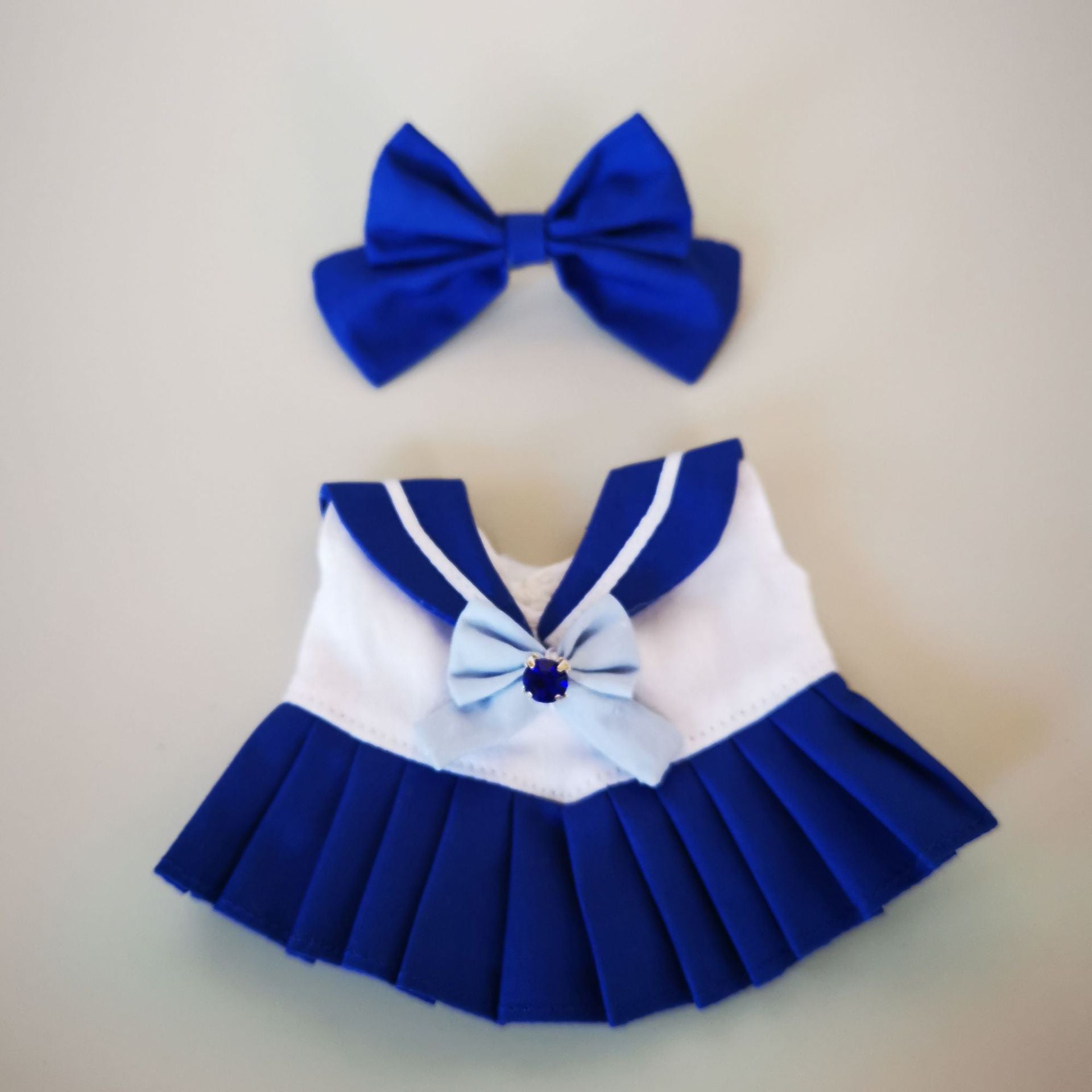 Labubu Doll Sailor Outfit - 17cm Vinyl Doll Clothes