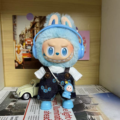[Only for Baby Clothes] High-Energy 3Rd Generation Labubu Vinyl Baby Clothes Lucky Labubu 3.0 Clothes Are Trendy and Cool