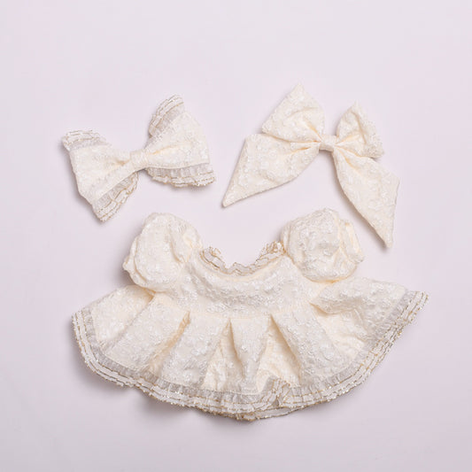 Labubu 38cm Doll Evening Dress Set - Princess & Baby Clothes