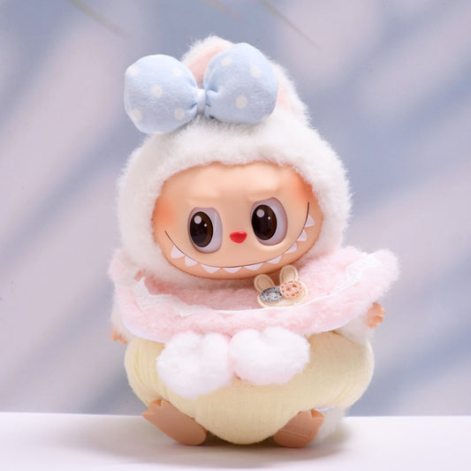 Only baby clothes] one, two and three generations of pendants labubu clothes rabbit ear bread clothes suit labubu baby clothes