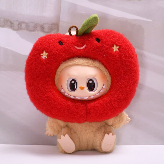 Baby Clothes Only] Generation II Rab Cloth Pendant Clothes Christmas Tree Head Star Set Keychain LABUBU Scarf