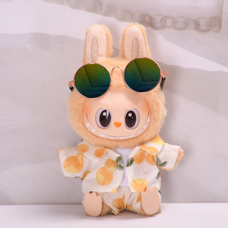 Only clothes] second generation blind box Labubu clothes pendant cloth cloth sit party series keychain doll dress