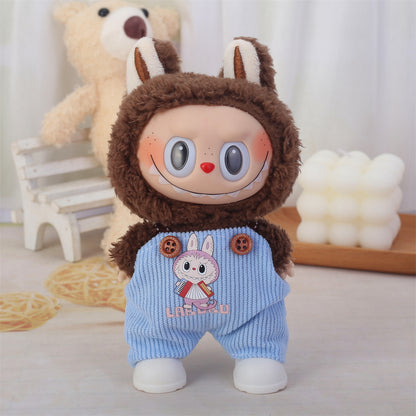 Wholesale cheap 17cm labubu labubu one, two and three generations sit and party with replacement doll vinyl