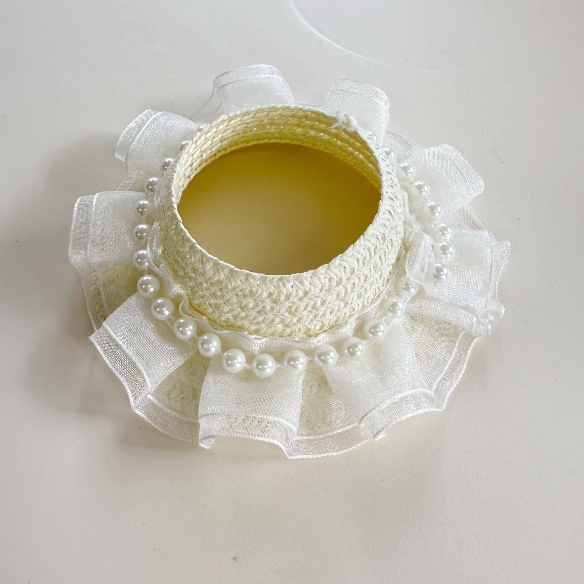 Only clothes] pendant pull cloth hat one, two and three generations of blind box LABUBU straw hat Zhilong hat star