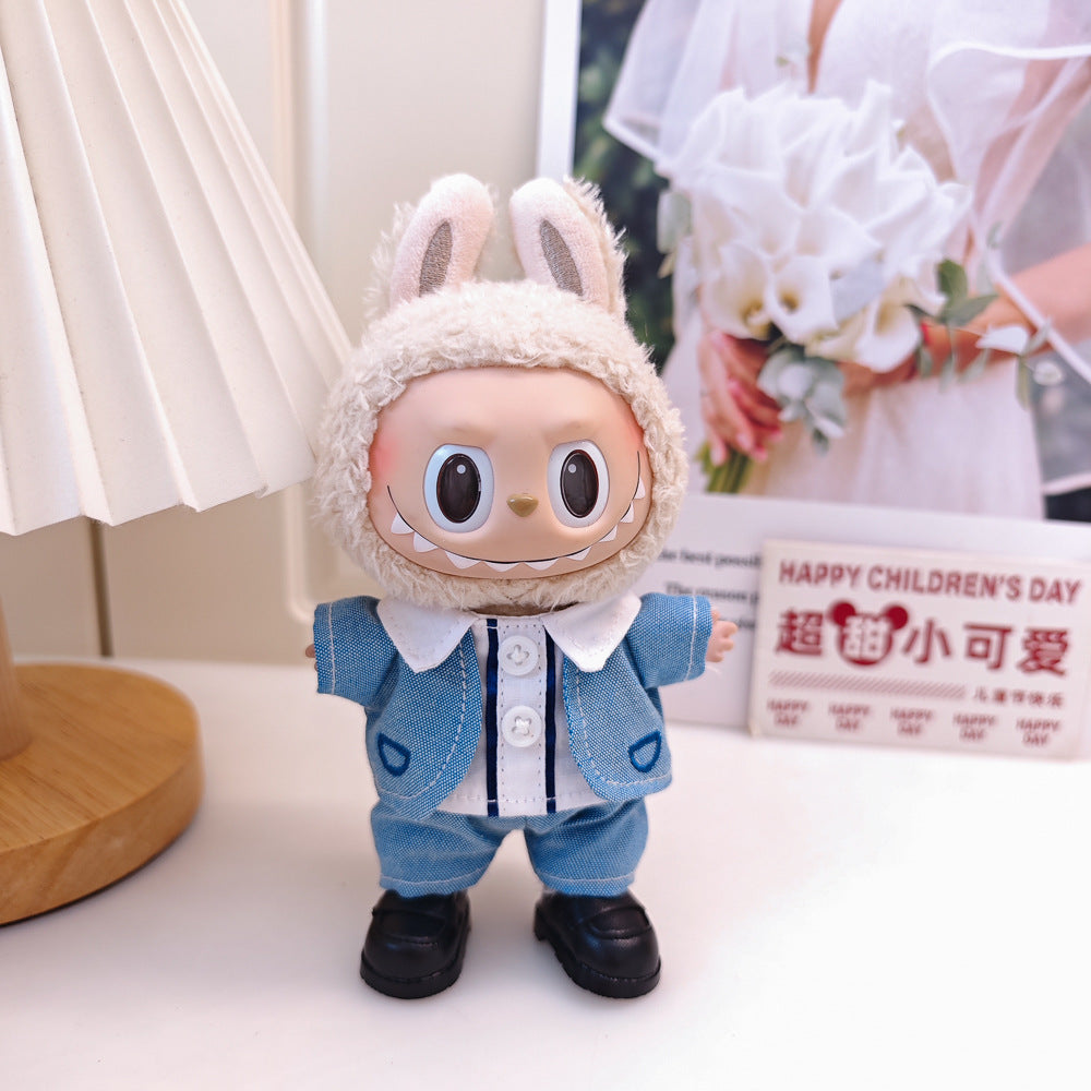 Labubu Doll Wedding Dress & Outfit Set for 17cm Vinyl Doll