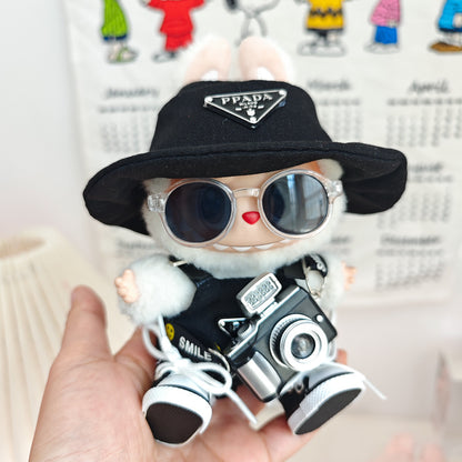 Labubu Doll Outfit Set - Trendy Clothes & Accessories for 17cm Vinyl Pendant