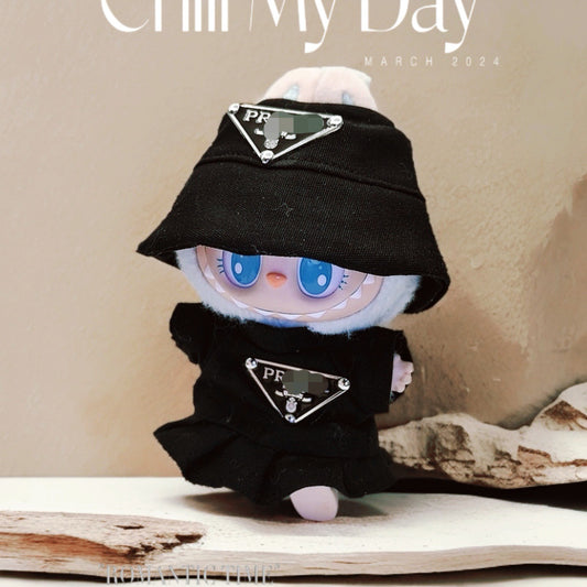 Labubu Doll Outfit Set - T-Shirt, Hat & Skirt/Pants for 1st & 2nd Gen