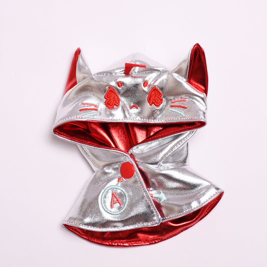 Labubu Doll Halloween Cape - Silver-Red, Black-Green, Yellow-Blue Cloak for 17cm Pendant